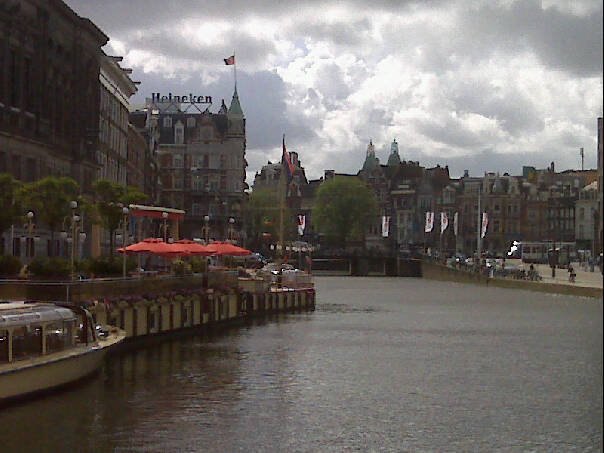 A canal in Holland